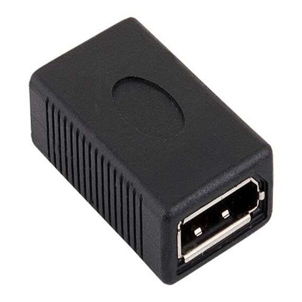 Sanoxy DisplayPort Female to Female Coupler, Black - SNX-CBL-LDR-IC315-1000