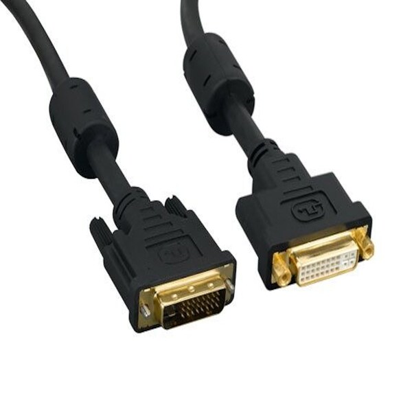 Sanoxy 5m DVI-D Male to Female Dual Link Digital Video Extension Cable W/ Removable Hex Nut - SNX-CBL-LDR-DV103-G205
