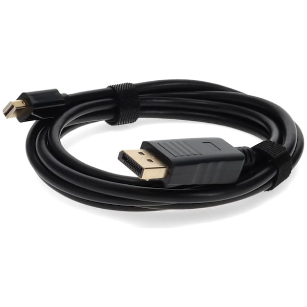 Add-On Addon 1.82M (6.00Ft) Mini-Displayport Male To Displayport Male Black - MINIDP2DPMM6