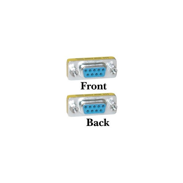 Swe-Tech 3C Serial Mini Gender Changer / Coupler, DB9 Female to DB9 Female - FWT31D1-07400