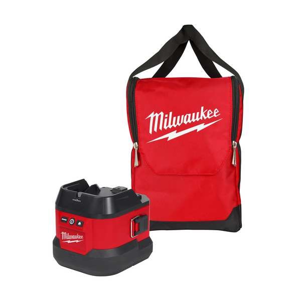 Milwaukee Tool M18 Utility Remote Control Search Light Portable Base with Carry Bag - 49-16-2123B