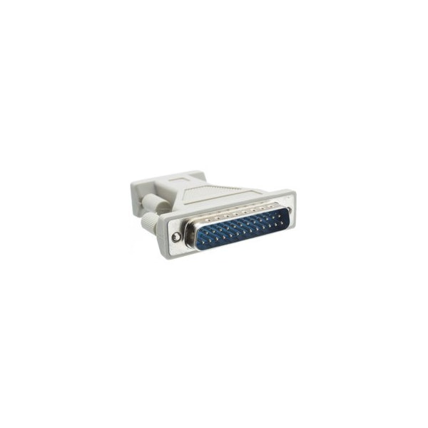 Swe-Tech 3C Serial / AT Modem Adapter, DB9 Male to DB25 Male - FWT30D1-05100