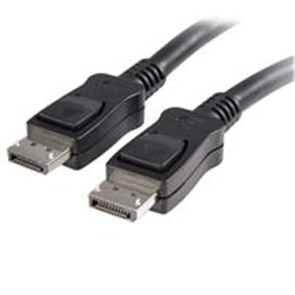 Dynamicfunction 30 ft. Display Port Cable with Latches Male to Male - DY1258373