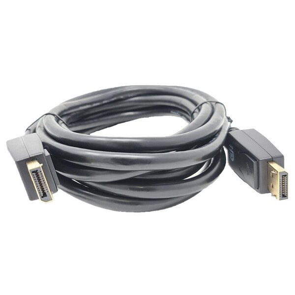 Hi-Tec 10 ft. VESA Certified Displayport 1.4 Cable with Latch, Black - HI3594209