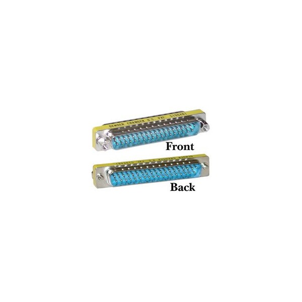 Swe-Tech 3C Serial Mini Gender Changer / Coupler, DB37 Male to DB37 Male - FWT31D4-03100