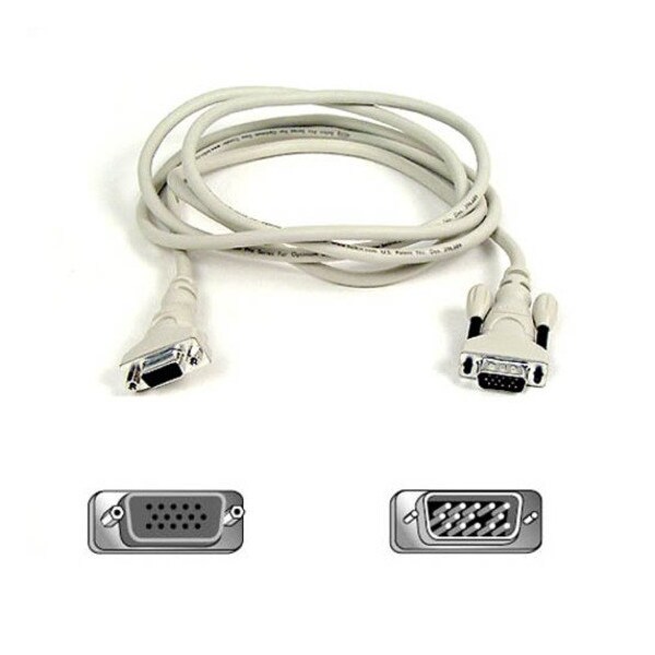 Belkin Display Cable - Hd-15 (M) - Hd-15 (F) - 25 Ft - F2N025-25