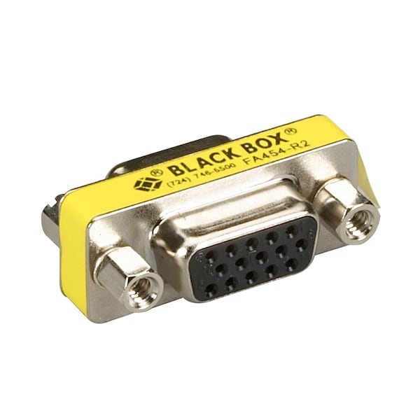 Black Box Hd15 Gender Changer, Emi/Rfi Shielded, F - FA454-R2