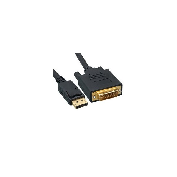 Swe-Tech 3C DisplayPort to DVI Video Cable, DisplayPort Male to DVI Male, 6 foot - FWT10H1-61106