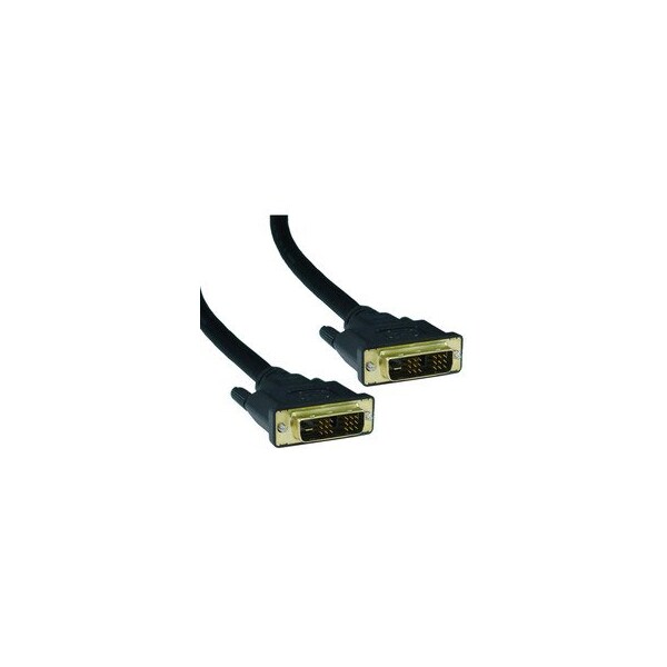 Swe-Tech 3C DVI-D Single Link Cable, DVI-D Male, 1 meter 3.3 foot - FWT10V1-05301BK