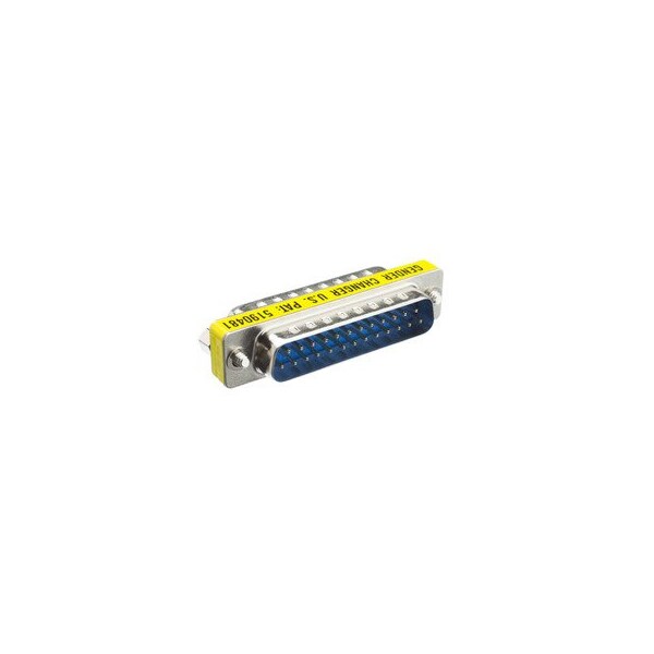 Swe-Tech 3C Serial Mini Gender Changer / Coupler, DB25 Male to DB25 Male - FWT31D3-22100