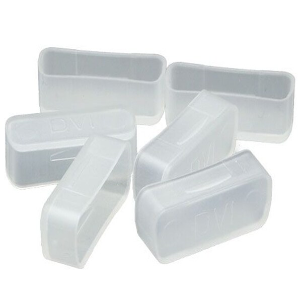 Sanoxy DVI Female Dust Cover, Clear Color, 50pcs/Bag - SNX-CBL-LDR-IN305-C000