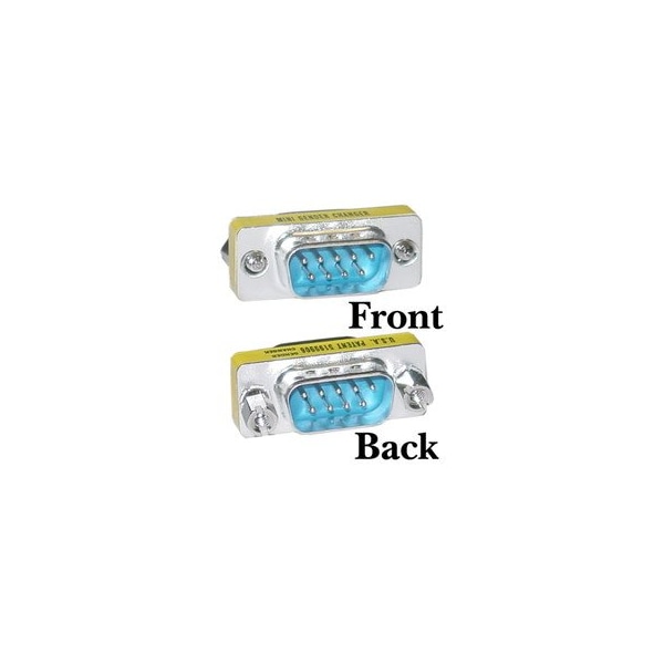 Swe-Tech 3C Serial Mini Gender Changer / Coupler, DB9 Male to DB9 Male - FWT31D1-07100