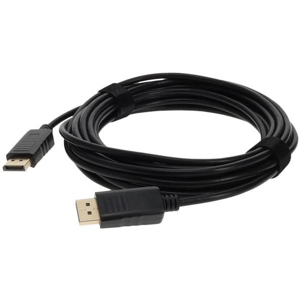 Add-On Addon 5 Pack Of 20Ft Displayport Male To Male Black Cable - DISPLAYPORT20F-5PK