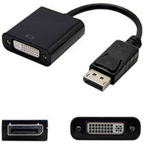 Add-On Addon Displayport Male To Dvi-D Dual Link (24+1 Pin) Female Black - DISPORT2DVID