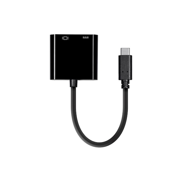 Monoprice Select Series USB-C to Mini DisplayPort & USB-C (F) Dual Port Adapter - 24274