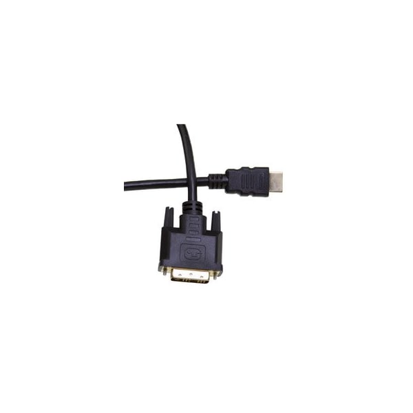 Swe-Tech 3C HDMI to DVI Cable, HDMI Male to DVI Male, 6 foot - FWT10V3-21506