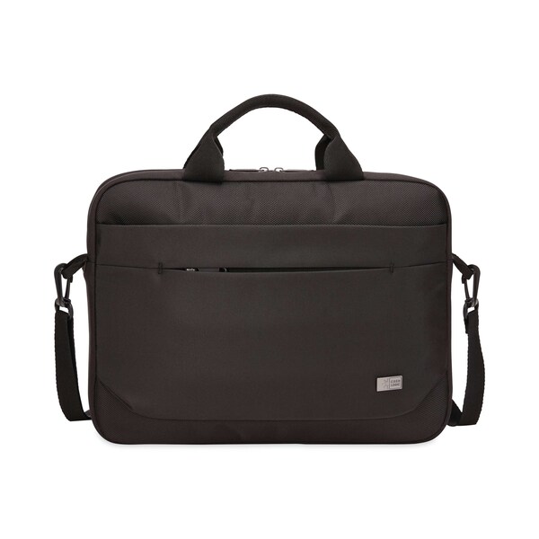 Case Logic Advantage Laptop Attache, For 14in Laptops, 14.6 x 2.8 x 13, Black - 3203986