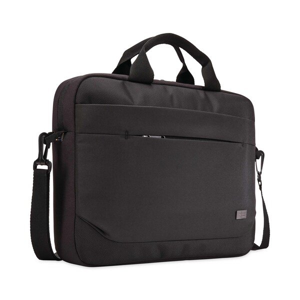 Case Logic Advantage Laptop Attache, For 14in Laptops, 14.6 x 2.8 x 13, Black - 3203986