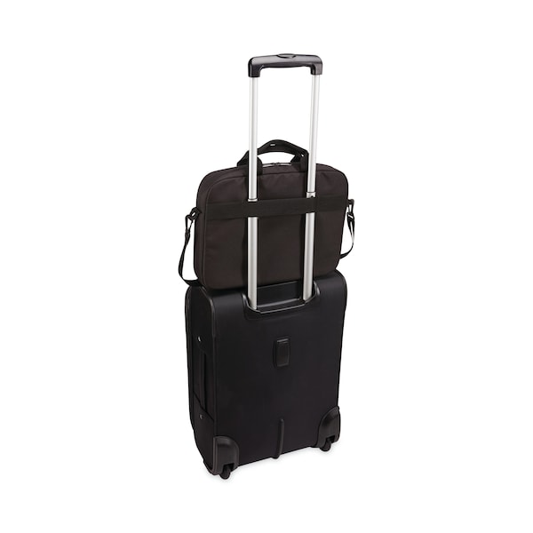 Case Logic Advantage Laptop Attache, For 14in Laptops, 14.6 x 2.8 x 13, Black - 3203986