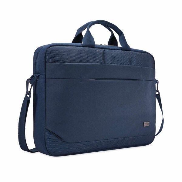 Case Logic Advantage Laptop Attache, For 14" Laptops, 14.6 x 2.8 x 13, Dark Blue - 3203987