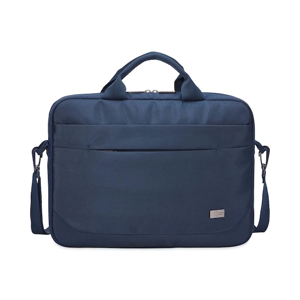 Case Logic Advantage Laptop Attache, For 14" Laptops, 14.6 x 2.8 x 13, Dark Blue - 3203987