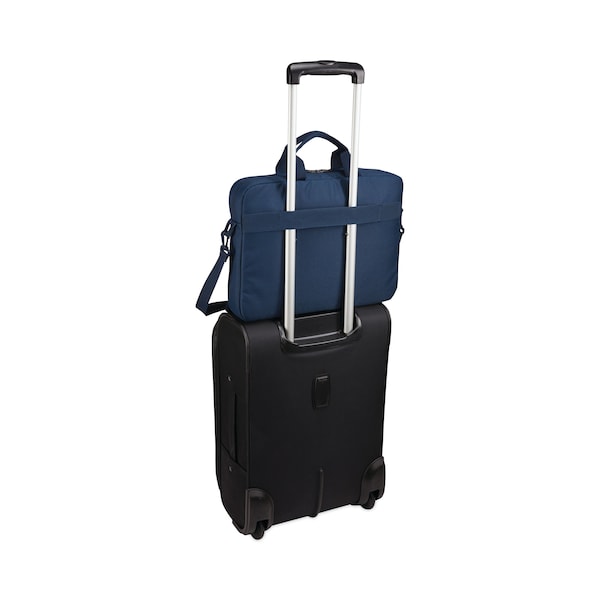Case Logic Advantage Laptop Attache, For 14" Laptops, 14.6 x 2.8 x 13, Dark Blue - 3203987