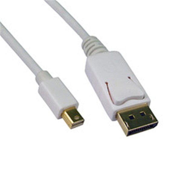 Cable Wholesale Mini DisplayPort 1.2 Video Cable- Mini DisplayPort Male to DisplayPort Male- 3 foot - 10H1-62103