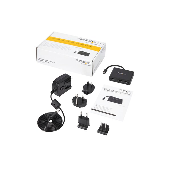 Startech.Com mDP to DP Multi Monitor Hub - 3-Port Daisy Chain Splitter - MSTMDP123DP