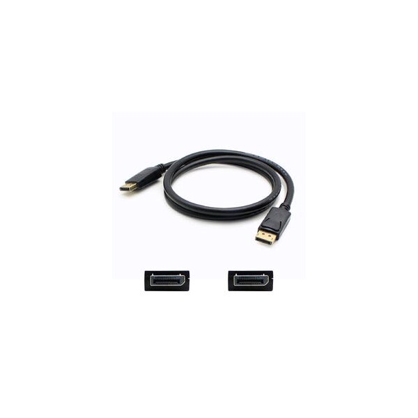 Add-On Addon 1.82M (6.00Ft) Displayport Male To Male Black Cable - DISPLAYPORT6F