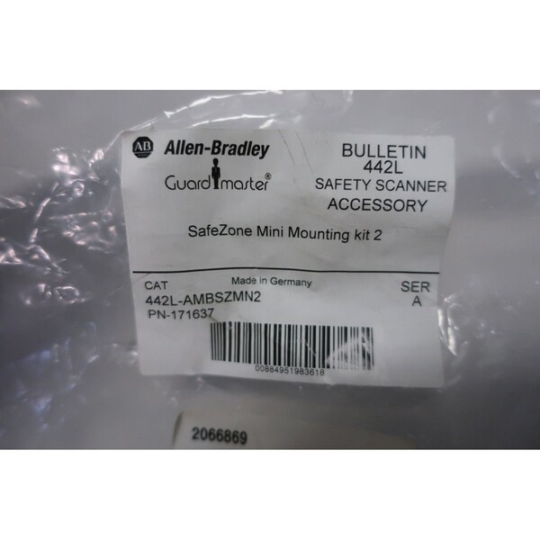 Kit de montaje mini de caja de guardia Safezone Guardmaster de Allen Bradley - 442L-AMBSZMN2 en caja de 5