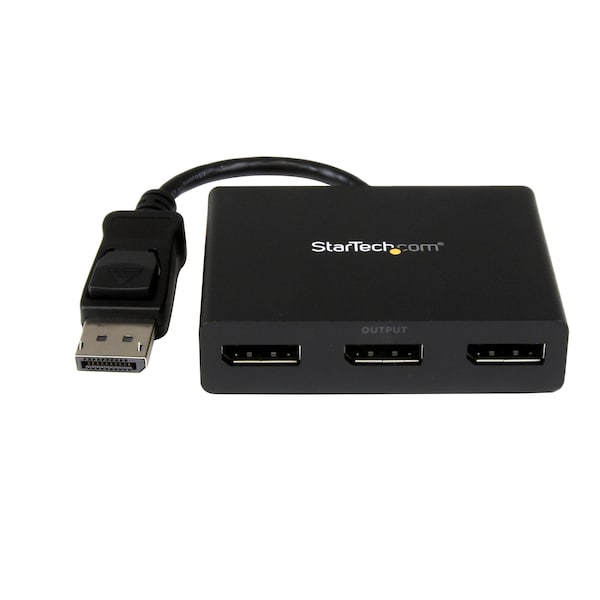 Startech.Com DP to DP Multi Monitor Hub - 3-Port MST Daisy Chain Splitter - MSTDP123DP