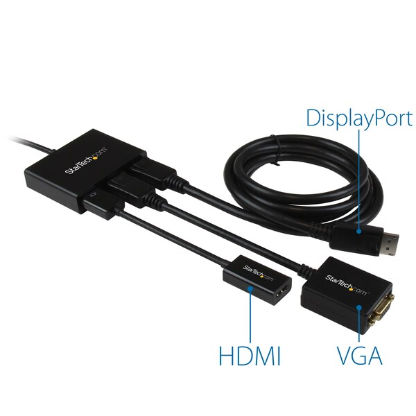 Startech.Com DP to DP Multi Monitor Hub - 3-Port MST Daisy Chain Splitter - MSTDP123DP