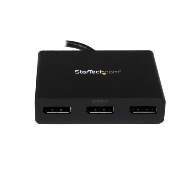 Startech.Com DP to DP Multi Monitor Hub - 3-Port MST Daisy Chain Splitter - MSTDP123DP