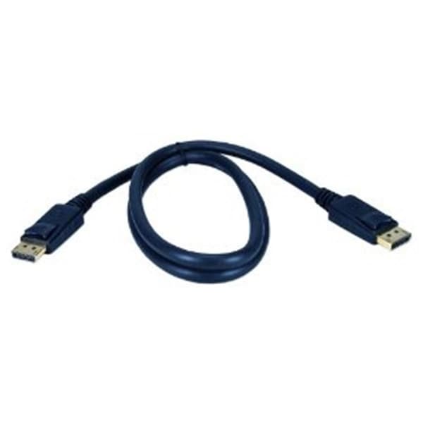 Qvs 3 ft. DisplayPort Cable with Latching Connectors - Male-to-Male - DP-03