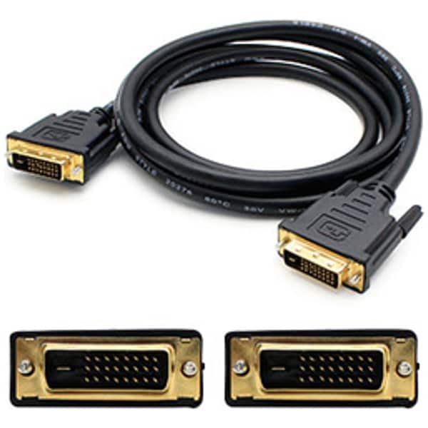 Add-On Addon 5 Pack Of 6Ft Dvi-D Dual Link (24+1 Pin) Male To Male, PK5 - DVID2DVIDDL6F-5PK