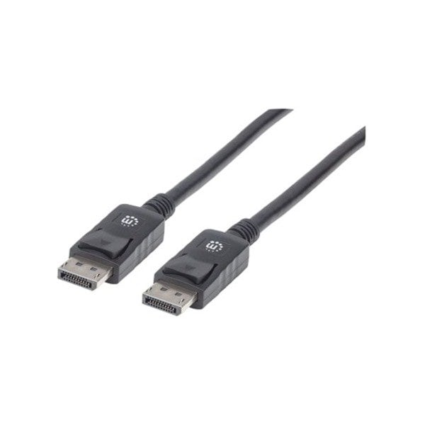 Manhattan Displayport Male/Displayport Male, 1 M (3.3 Ft.), Black - 306935