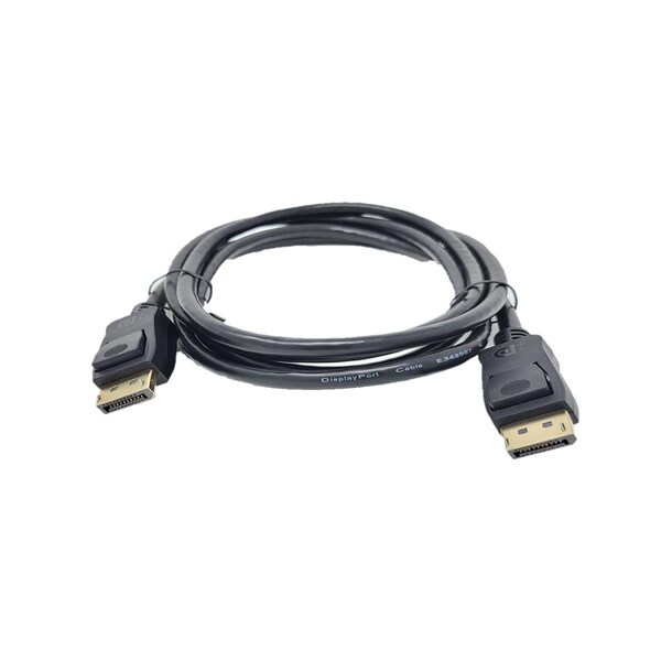 Micro Connectors 6 ft. VESA Certified Displayport 1.4 Cable with Latch, Black - M05-14DPV-6