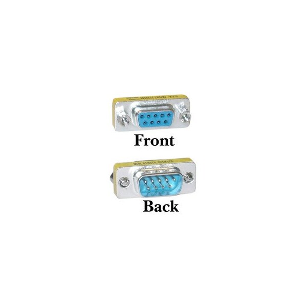 Swe-Tech 3C Serial Mini Port Saver / Coupler, DB9 Male to DB9 Female - FWT31D1-07200