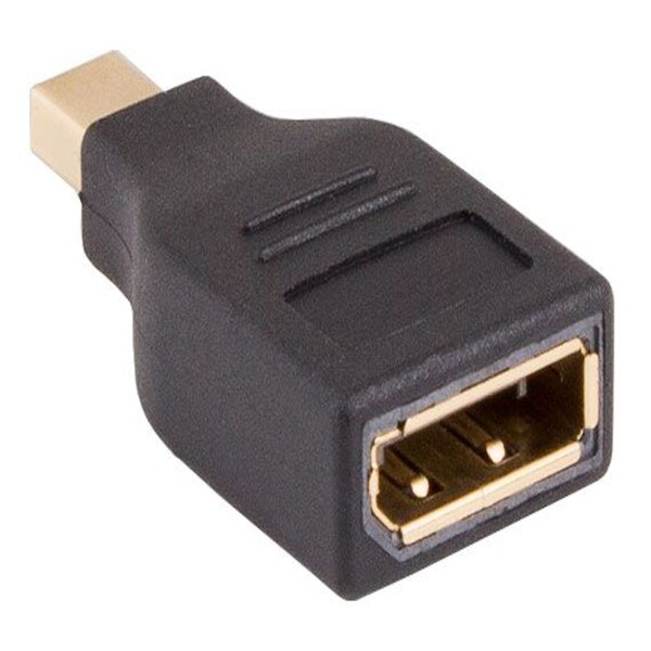 Sanoxy Mini Displayport Male to Displayport Female Adapter Black - SNX-CBL-LDR-DP207-1200