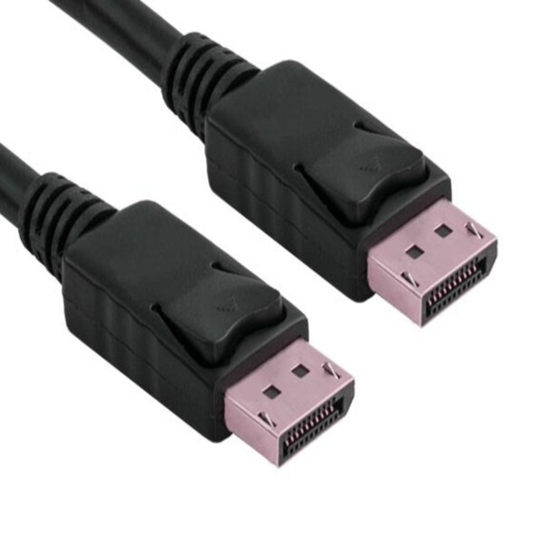 Sanoxy 15ft Gold Plated Premium DisplayPort to DisplayPort Male to Male Cable W/ Latches 28AWG - SNX-CBL-LDR-DP101-1115