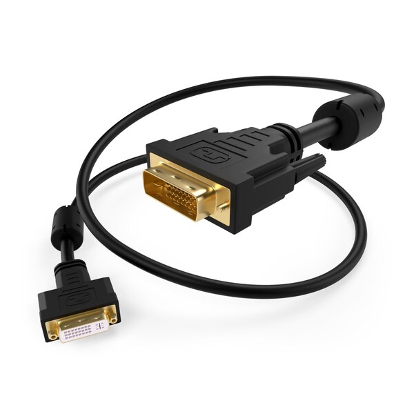 Unirise Usa 10Ft Dvi-D Dual Link 24+1 Male - Dvi-D Dual Link 24+5 Female - DVID-10F-MF