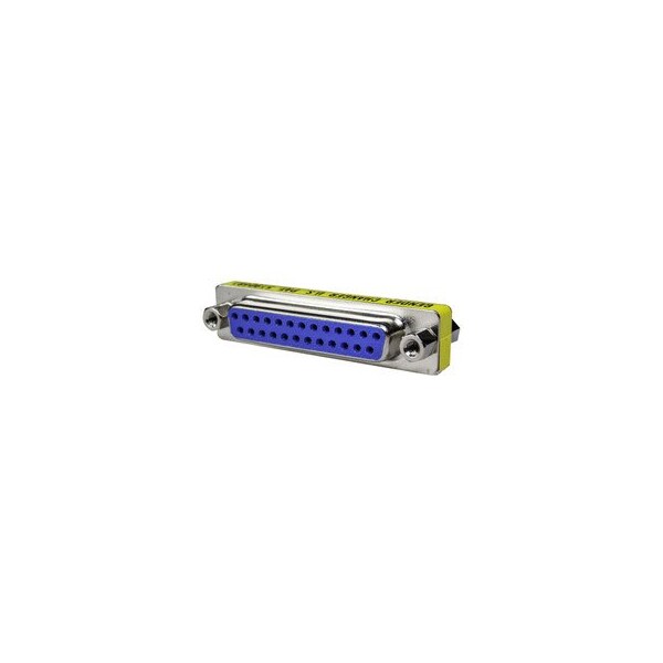 Swe-Tech 3C Serial Mini Gender Changer / Coupler, DB25 Female to DB25 Female - FWT31D3-22400