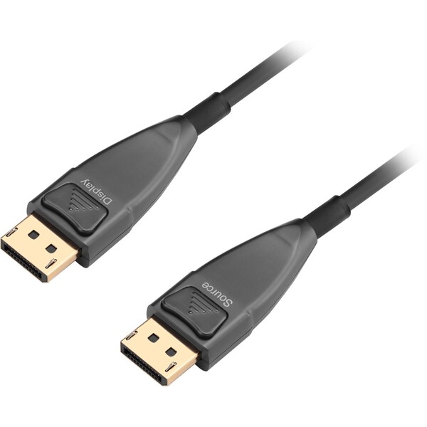 Siig High Quality Displayport 1.2 Active Fiber Optic Cable 20 Meters - CB-DP2011-S1