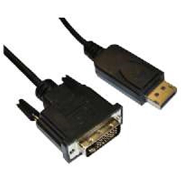 4Xem 4XDPMDVIMCBL DisplayPort To DVI-D Dual Link M-M Cable - 6 ft. - YYI1-QZ3613