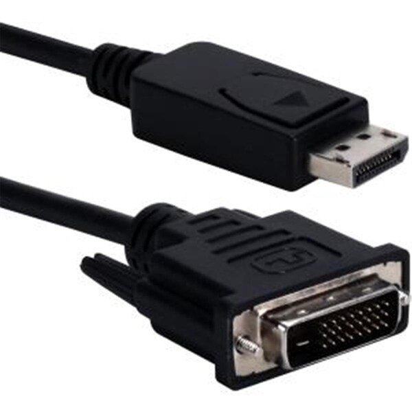 Plugit YW3114 15 ft. DisplayPort to DVI Digital Video Cable with Latches - Black - 15 ft - PL3540897