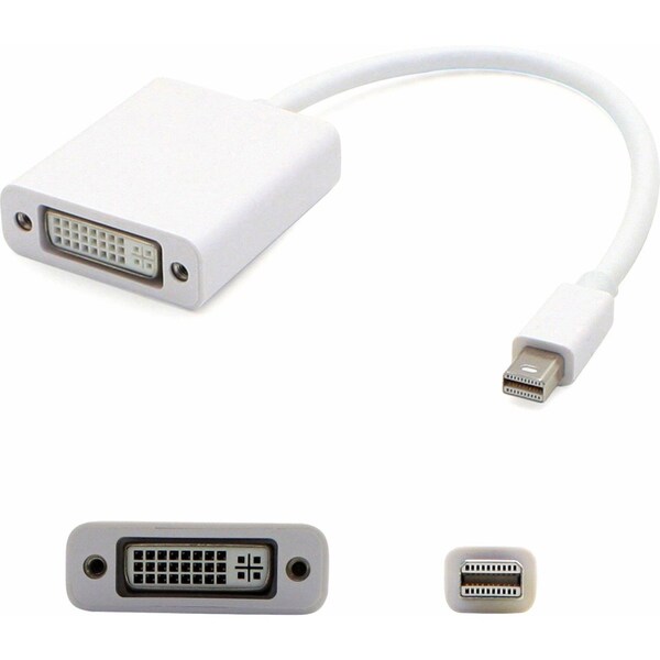 Add-On Addon 8In Mini-Displayport Male To Dvi-I (29 Pin) Female White - MDISPLAYPORT2DVIW