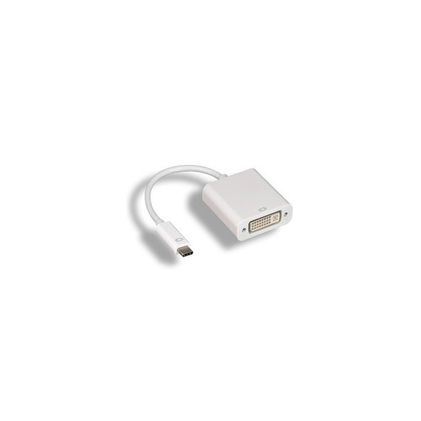 Swe-Tech 3C USB 3.1 Type C to DVI Video Adapter, requires Thunderbolt3 or DisplayPort Alt Mode - FWT30U3-34460