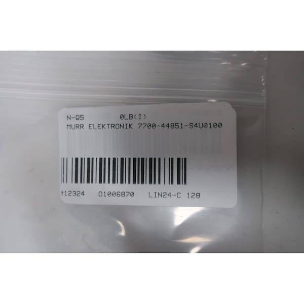 CABLE DE CORDSET Murr Elektronik 1M 30V-DC - 7700-44851-S4U0100
