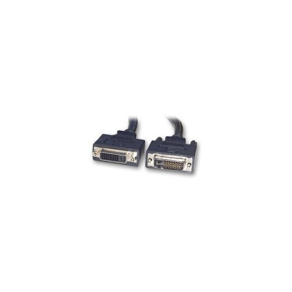Swe-Tech 3C DVI-D Male / DVI-D Female Dual Link Cable, Black, 3 Meter 10 ft - FWT10V2-07203BK