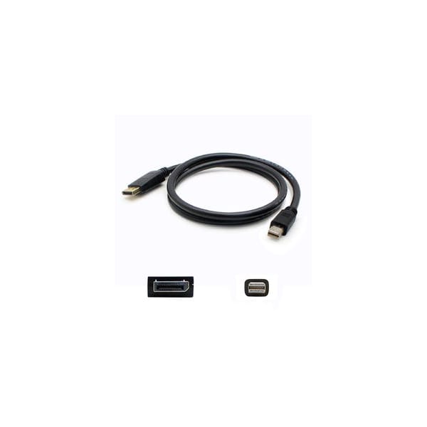 Add-On Addon 5 Pack Of 1.82M (6.00Ft) Mini-Displayport Male To, PK5 - MINIDP2DPMM6-5PK